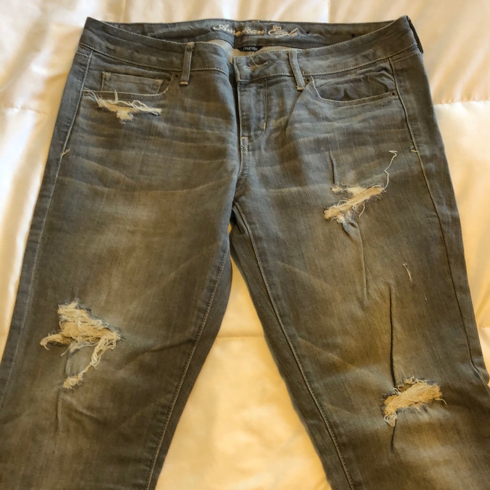 Grey Skinny Jeans